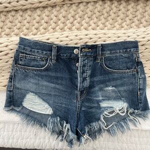 Free people denim shorts